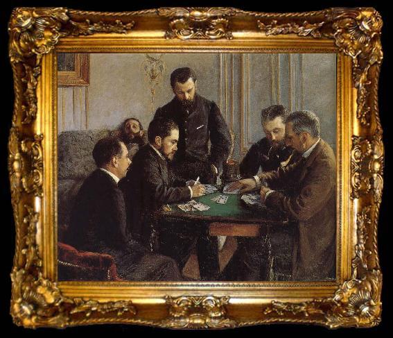 framed  Gustave Caillebotte Card, ta009-2